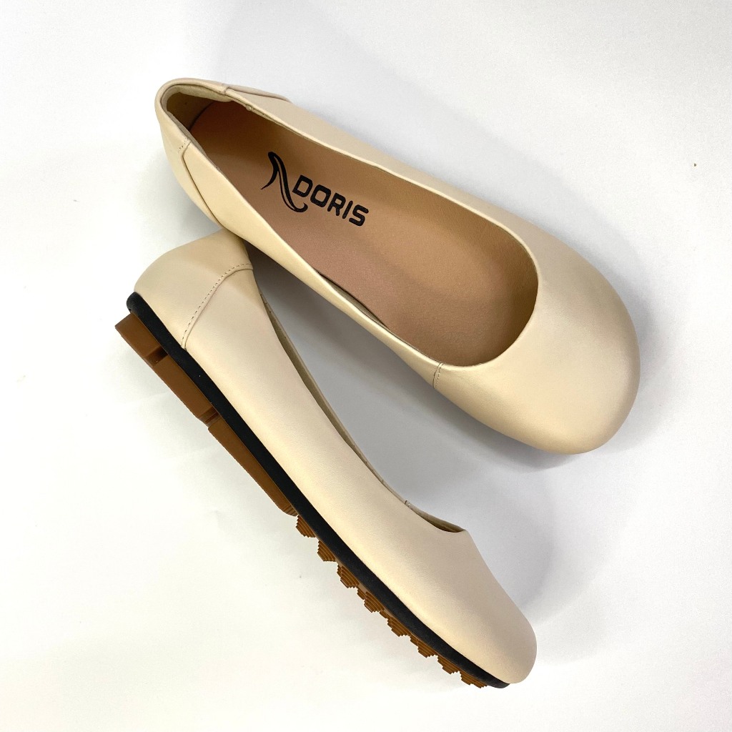 Giày Búp Bê Đế Bệt Da Thật  DN017- Form TO ĐẶT LÙI 1 SIZE - CÓ BẢO HÀNH