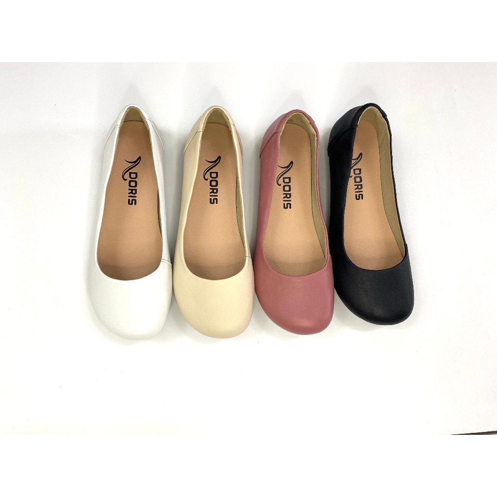 Giày Búp Bê Đế Bệt Da Thật  DN017- Form TO ĐẶT LÙI 1 SIZE - CÓ BẢO HÀNH