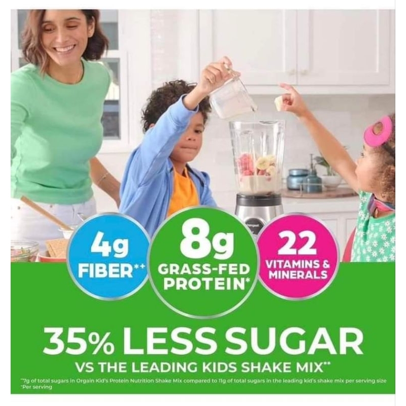 Bột 𝐎𝐫𝐠𝐚𝐢𝐧 𝐊𝐢𝐝𝐬 𝐏𝐫𝐨𝐭𝐞𝐢𝐧 𝐎𝐫𝐠𝐚𝐧𝐢𝐜 cho trẻ em hộp 450g