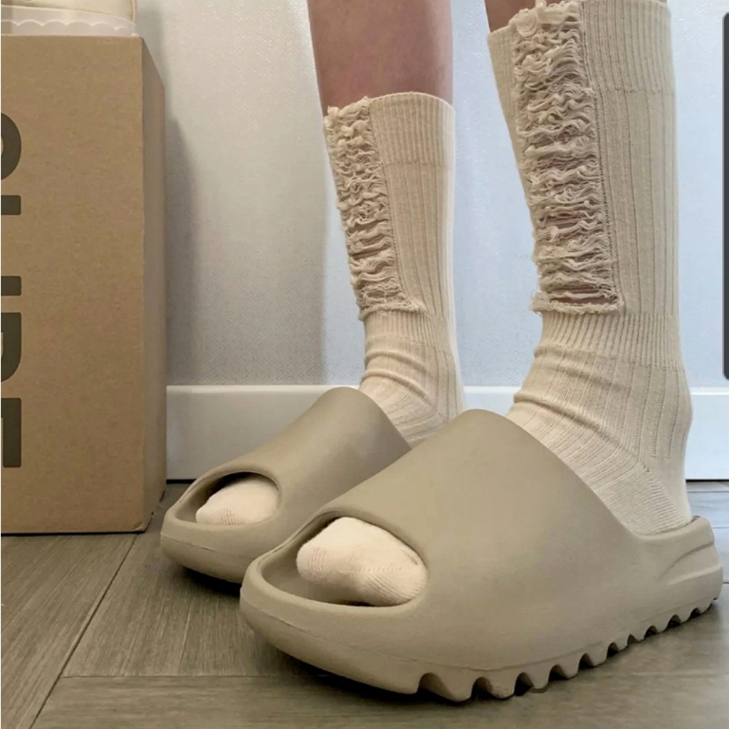 Dép slide YZ nam nữ vân nhám hàng đẹp - dép đi chơi quai ngang cao cấp