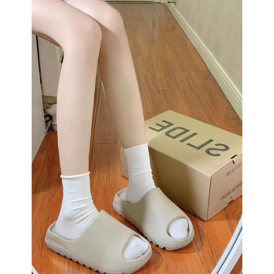 Dép slide YZ nam nữ vân nhám hàng đẹp - dép đi chơi quai ngang cao cấp