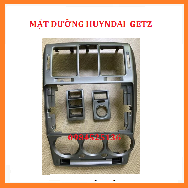 Mặt dưỡng Huyndai Getz lắp màn hình dvd android 9inch kèm rắc nguồn zin.Mặt dưỡng xe Getz kèm jack zin.