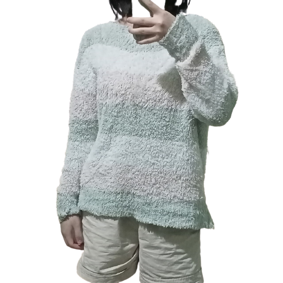 Áo sweater lông 2hand-áo nỉ lông nhật