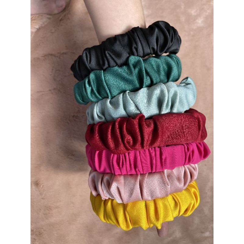 Bờm vải nhún bản to nhiều màu