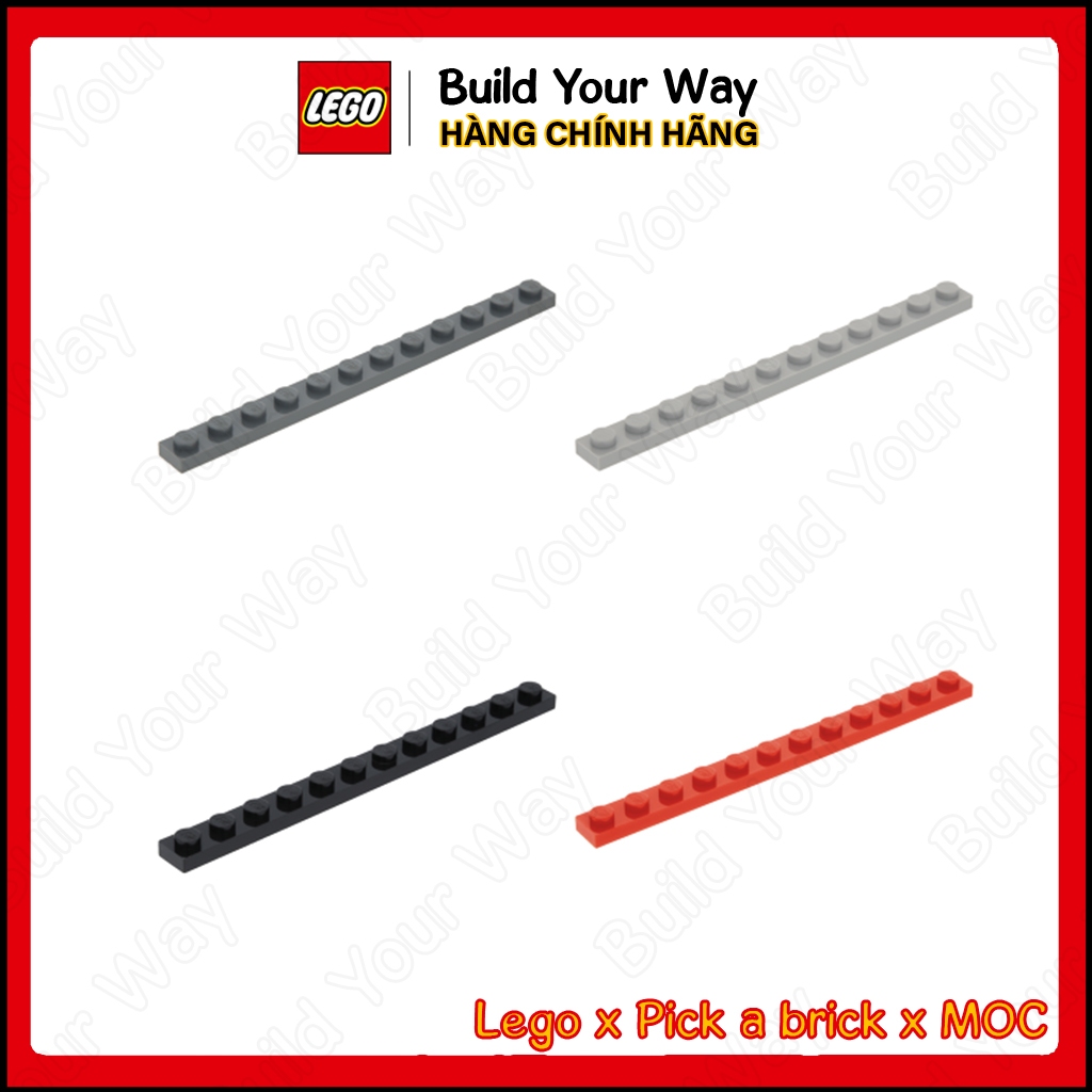 Gạch Lego chính hãng tấm cơ bản 1 x 12 / Lego Part 60479: Plate 1 x 12