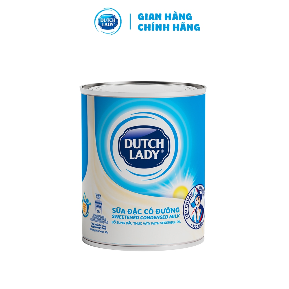 Combo 3 Lon Kem Đặc Có Đường Dutch Lady 380g/lon