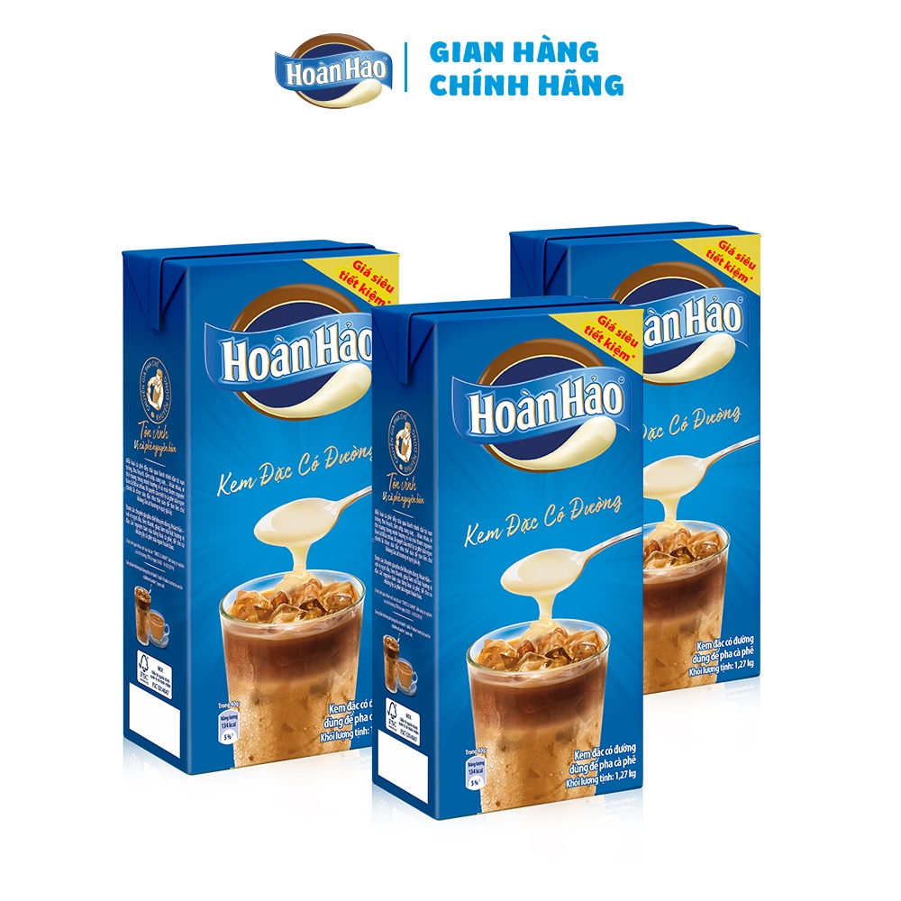 Combo 3 Hộp Kem Đặc Có Đường Hoàn Hảo 1,27kg/hộp