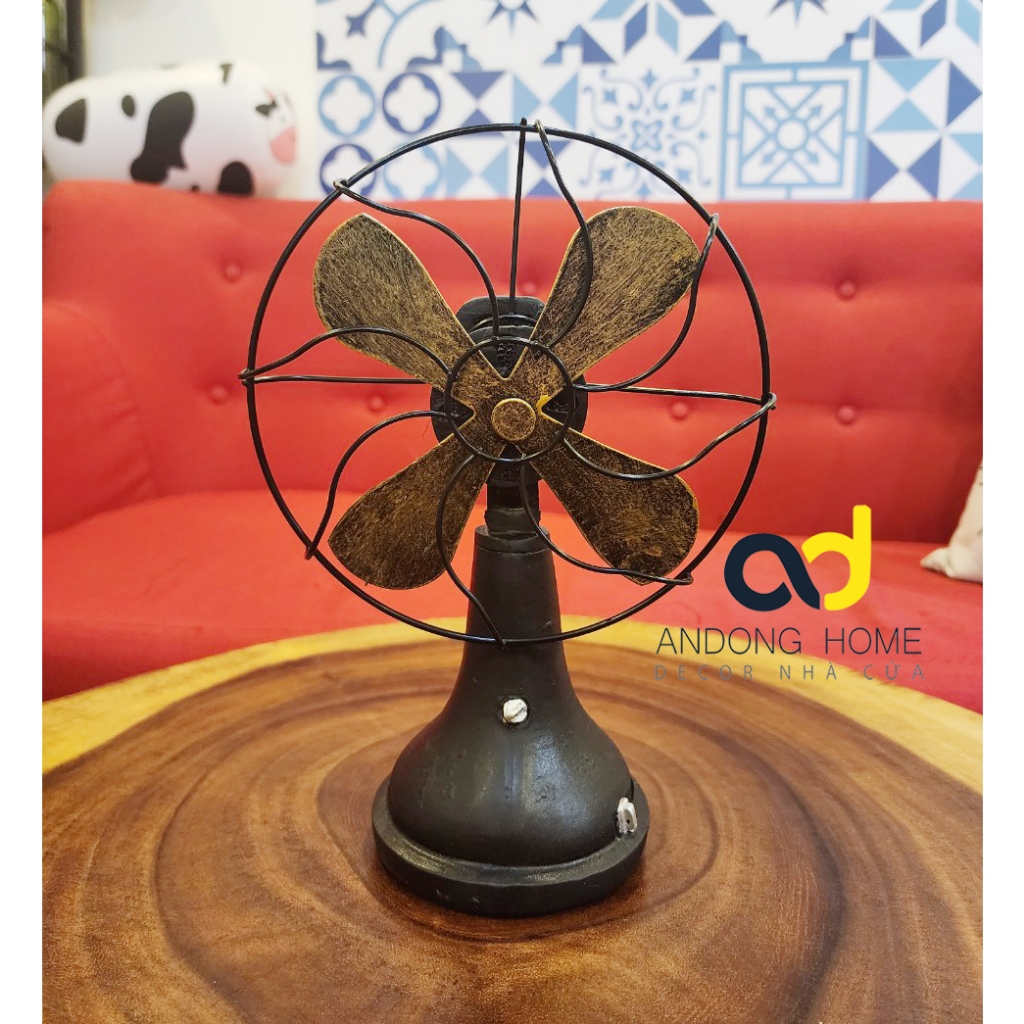Mô hình quạt trang trí nhà, quán cafe phong cách cổ điển