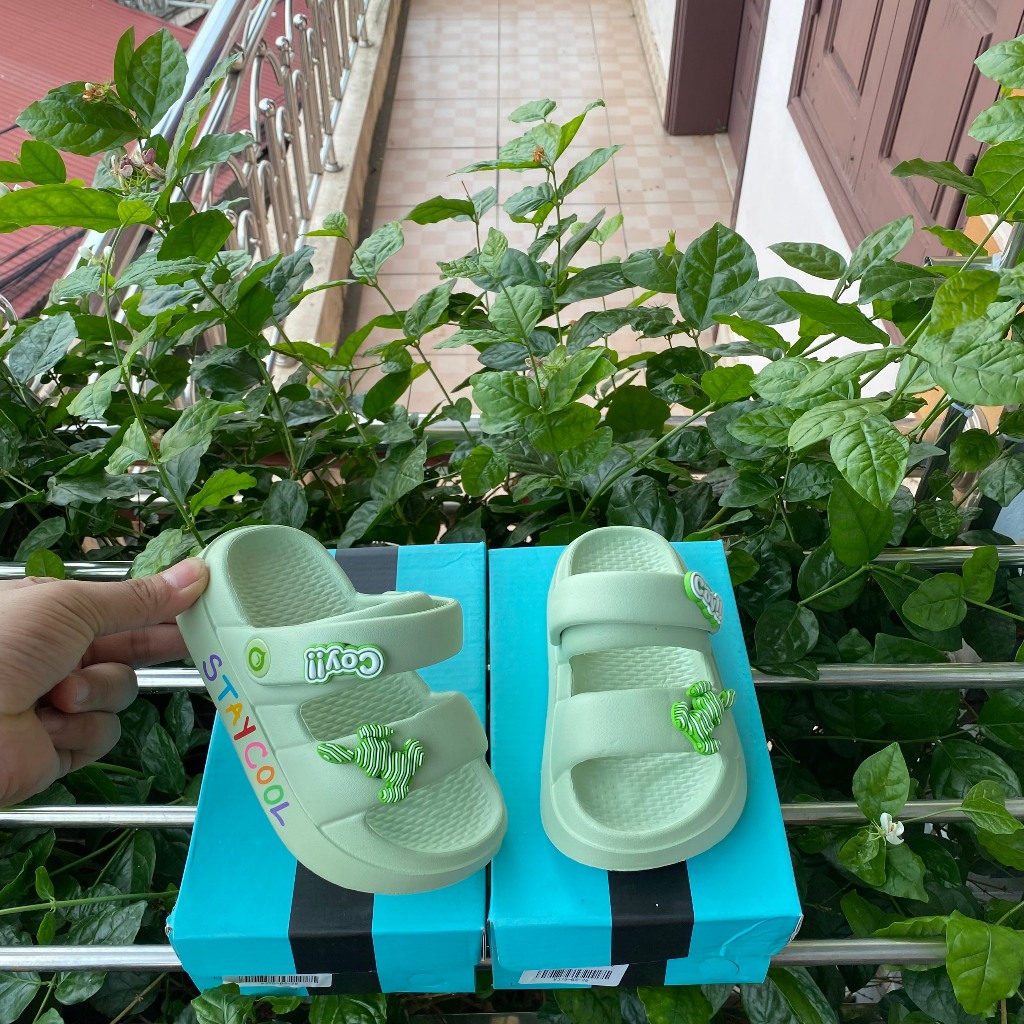 Dép Thỏ siêu nhẹ hai quai mã QN609D HOT 2023 QCCC cho bé từ 2 tuổi đến 15 tuổi