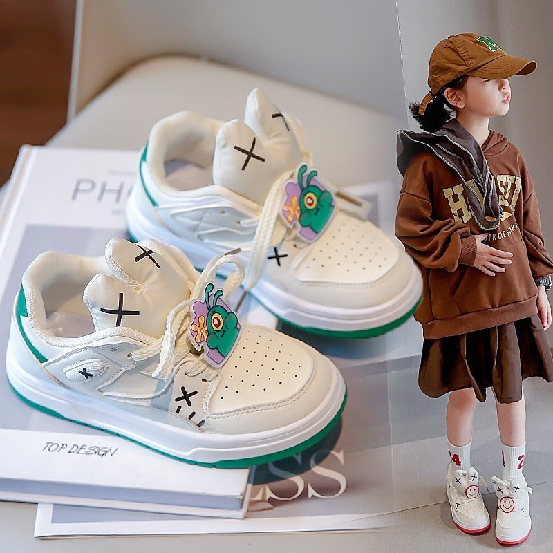 Giày thể thao đính Icon mã YY5503 QCCC cho bé trai bé gái từ 3 tuổi đến 15 tuổi