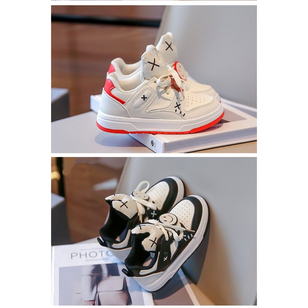 Giày thể thao đính Icon mã YY5503 QCCC cho bé trai bé gái từ 3 tuổi đến 15 tuổi