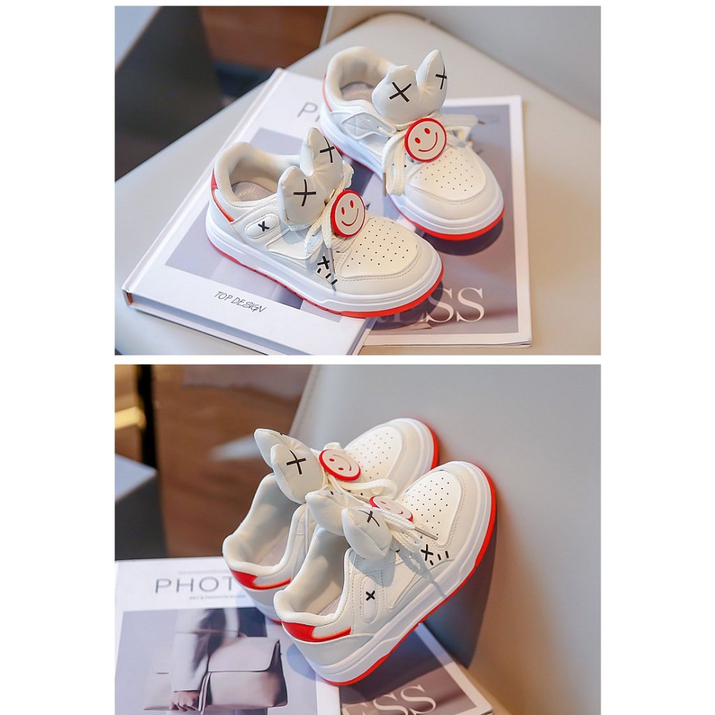 Giày thể thao đính Icon mã YY5503 QCCC cho bé trai bé gái từ 3 tuổi đến 15 tuổi