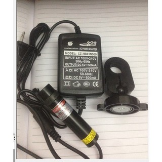 Đèn lazer soi dấu cộng, dấu trừ 5-10m đế thường / đế nam châm xoay 360 độ