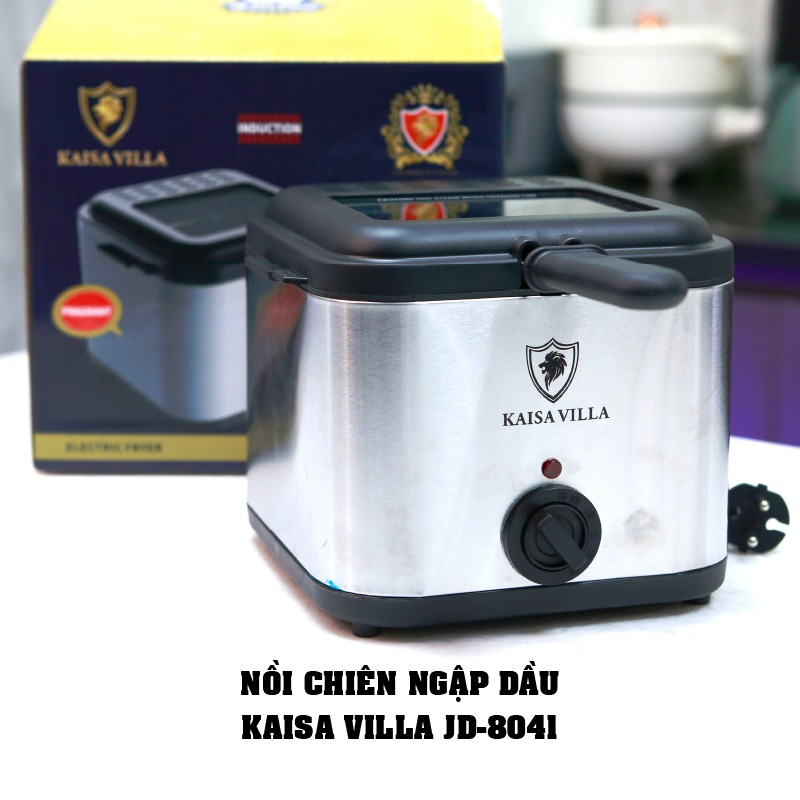 Nồi chiên ngập dầu Kaisa Villa JD8041 công suất 1000W dung tích 2.5L, bếp chiên nhúng điện đa năng tiện lợi