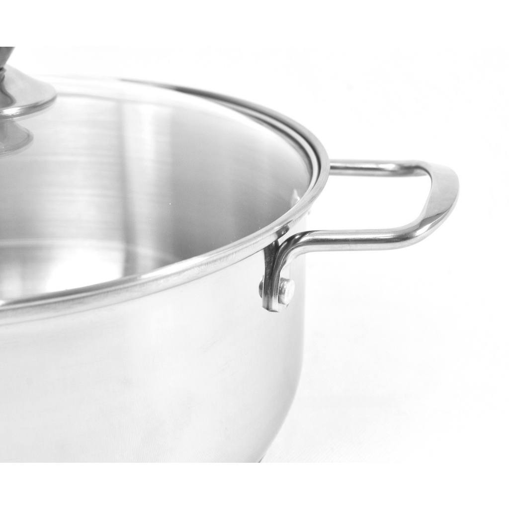 Bộ nồi inox 3 đáy Goldsun GPS1723 hàng chính hãng dùng mọi loại bếp, bảo hành chính hãng 12 tháng