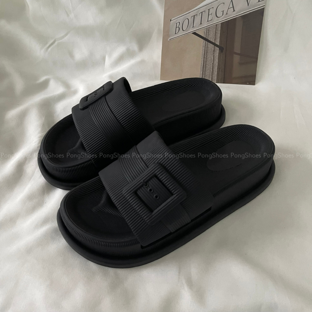 Dép nhựa quai ngang đi mưa PongShoes- Mẫu 1631