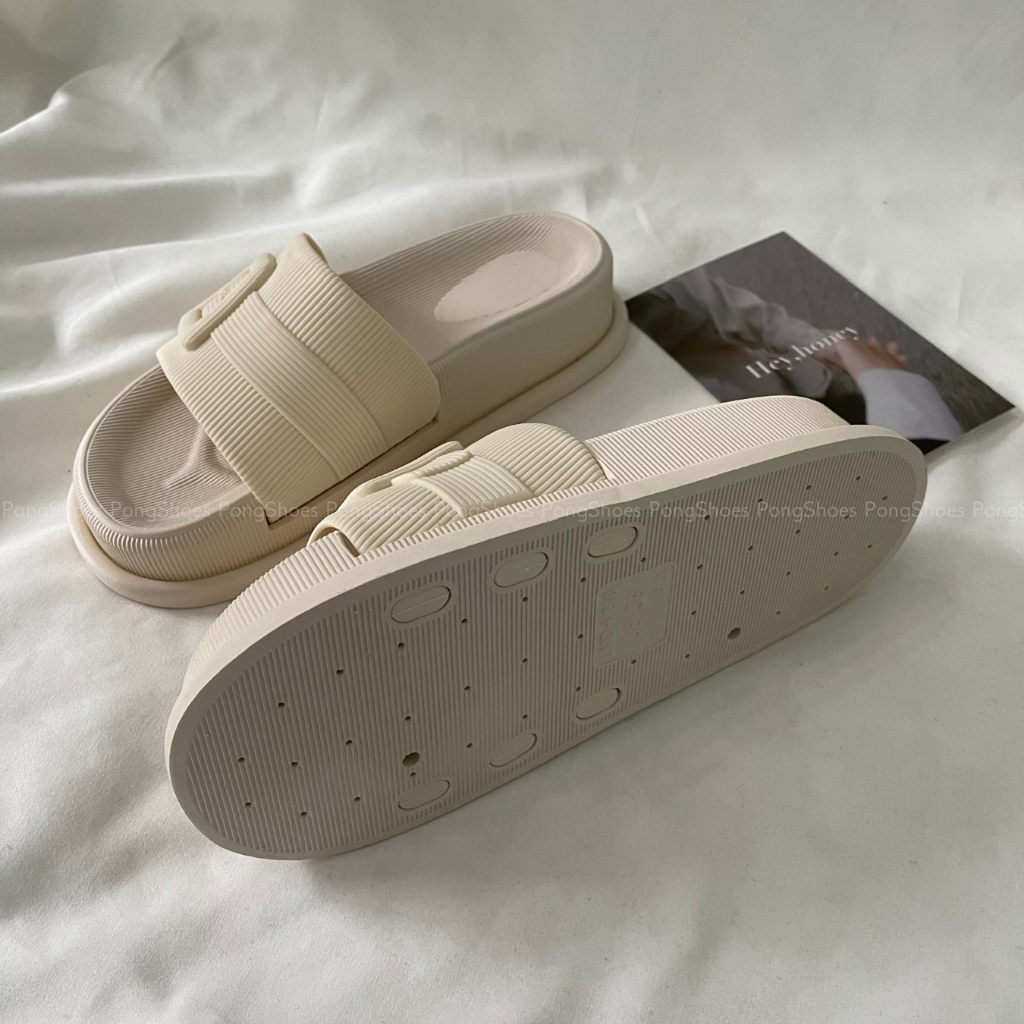 Dép nhựa quai ngang đi mưa PongShoes- Mẫu 1631