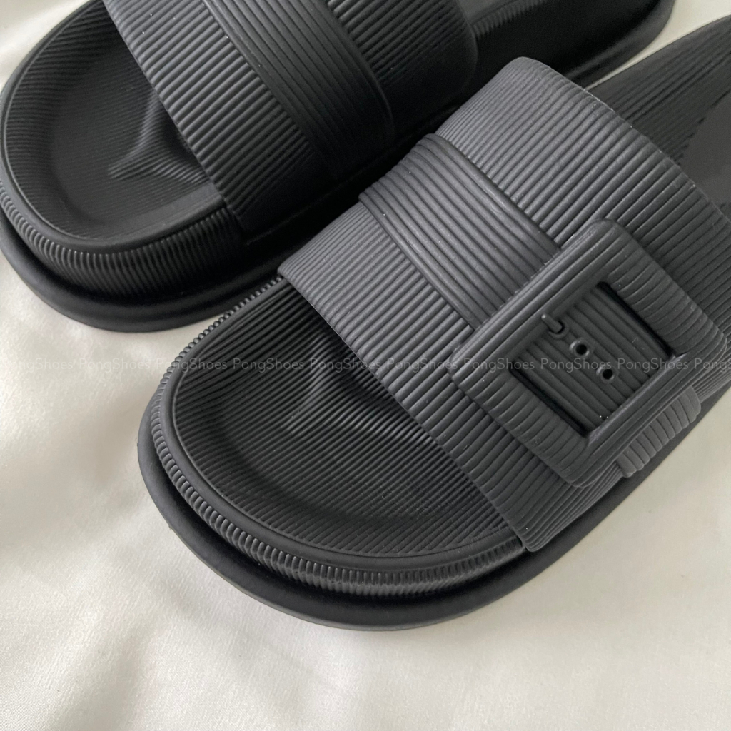 Dép nhựa quai ngang đi mưa PongShoes- Mẫu 1631