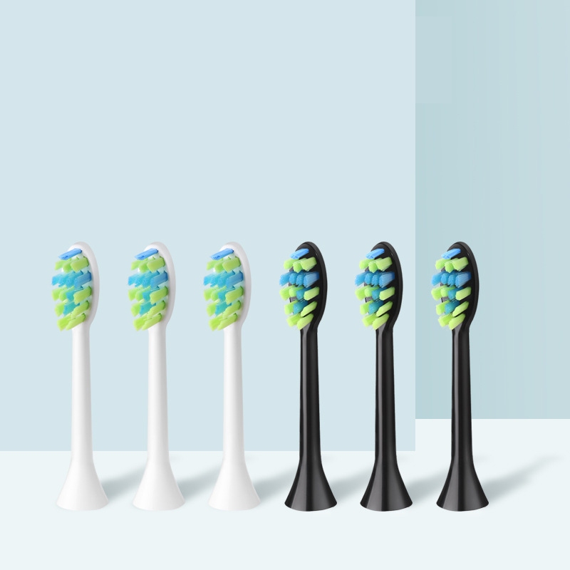 Set 2 đầu cho máy Brushie, Fossio, Sonic bàn chải đánh răng điện, lông mềm  Minh House
