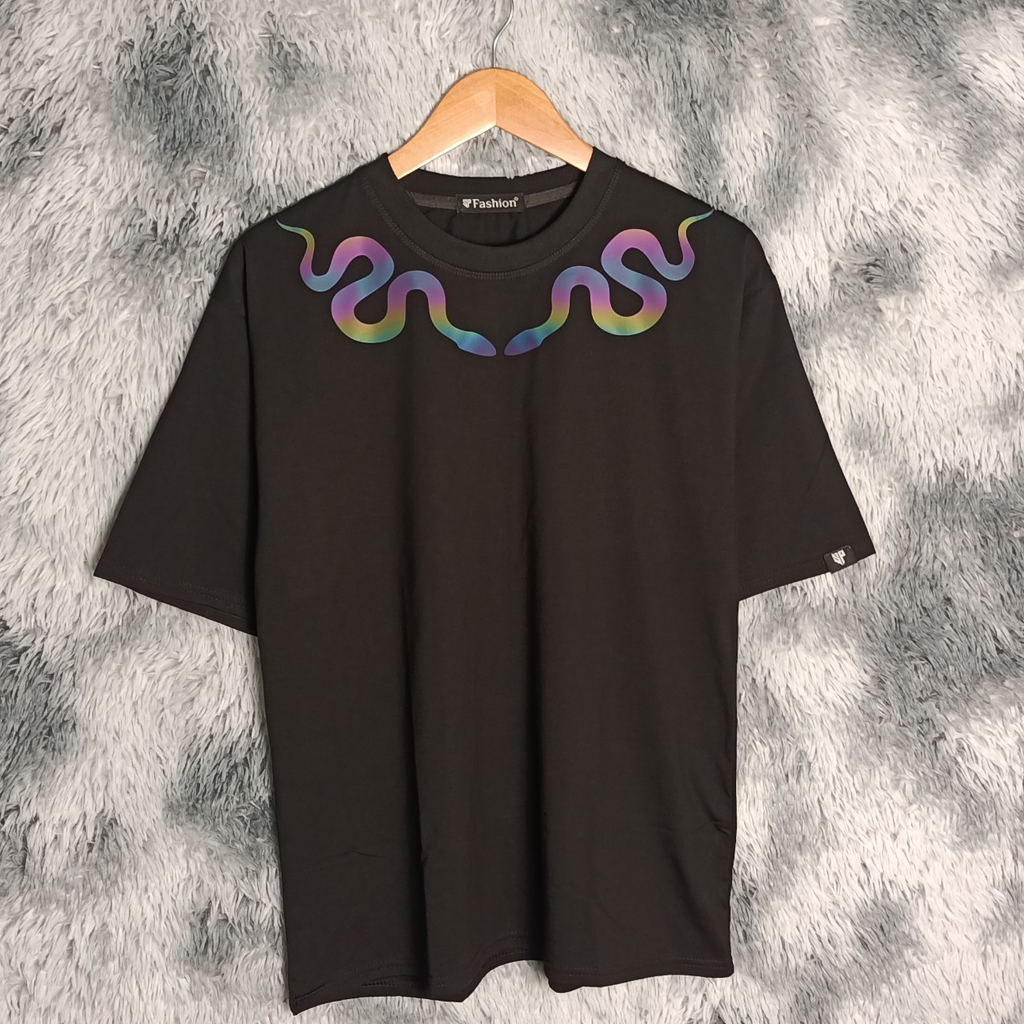 Áo Thun Phản Quang 7 Màu Vòng Cổ, áo phông nam nữ form rộng tay lỡ