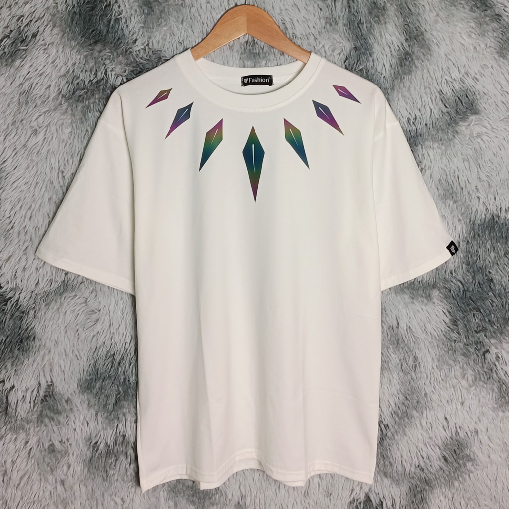 Áo Thun Phản Quang 7 Màu Vòng Cổ, áo phông nam nữ form rộng tay lỡ