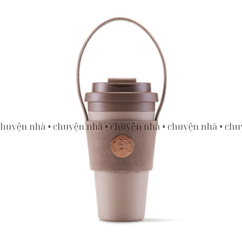 Ly Starbucks Coffee Grounds 473ml Nhựa Tái Chế