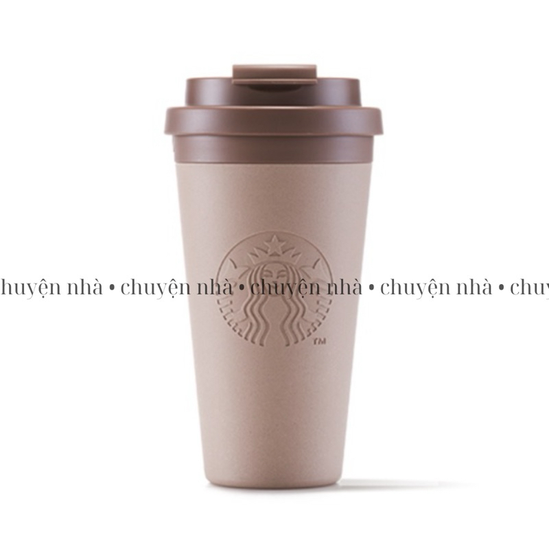 Ly Starbucks Coffee Grounds 473ml Nhựa Tái Chế