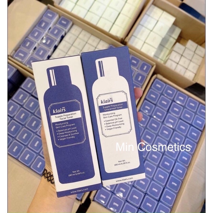 Nước hoa hồng Klairs 180ML- dưỡng ẩm và làm mềm da