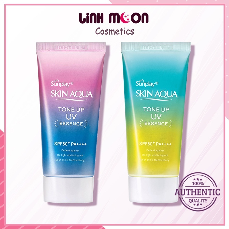 Kem chống nắng Skin Aqua Nhật Bản lên tone trắng sáng Tone up UV SPF 50+ PA++++ 80gr