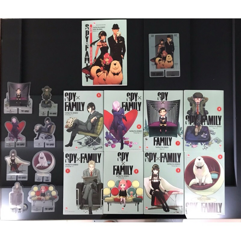 Spy x Family 1-8 + tiểu th  full Standee và tập 5,6,7 lmt,đặc biệt
