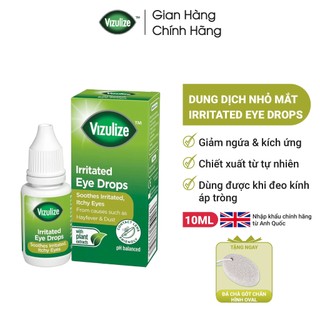 Dung Dịch Nhỏ Mắt Vizulize Irritated Eye Drops Giúp Giảm Ngứa & Kích Ứng Mắt 10ml