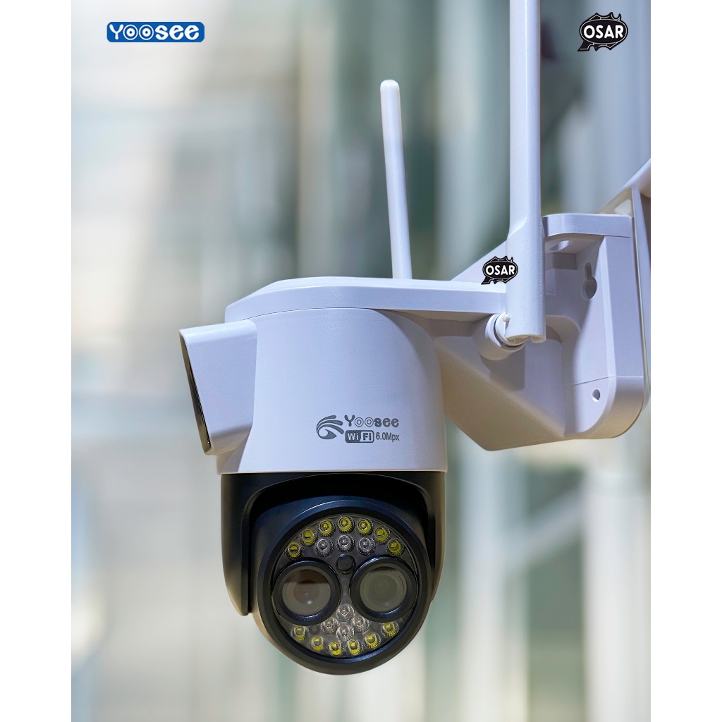 Camera IP Wifi YooSee 3 Mắt PTZ Q26 6.0MPx, Độ Phân Giải 4K,Siêu Nét, Đàm Thoại 2 Chiều, Zoom 8X, Ban Đêm Màu