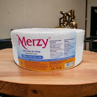 Thùng 20 cuộn giấy vệ sinh cuộn lớn, giấy vệ sinh công nghiệp merzy 700g 2 lớp siêu tiết kiệm