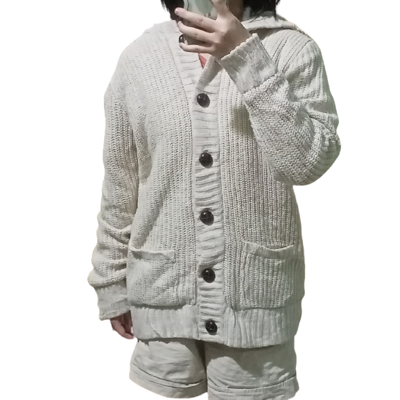 Áo cardigan lót lông cừu 2hand-áo lót lông cừu nhật