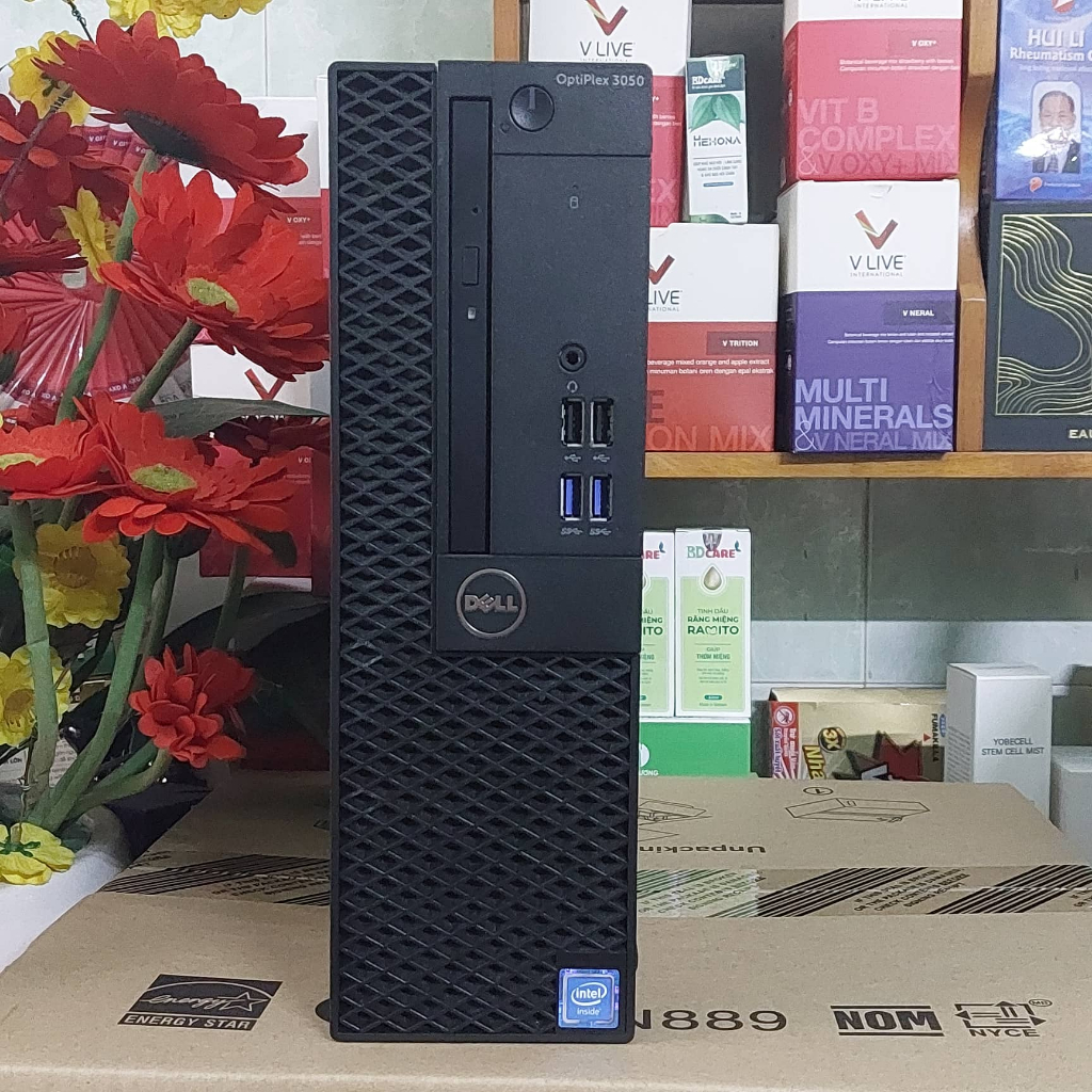 Trọn Bộ máy tính để bàn DELL 3050 sff Core i7 Ram 8G, SSD 256G