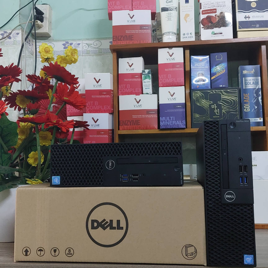 Trọn Bộ máy tính để bàn DELL 3050 sff Core i7 Ram 8G, SSD 256G