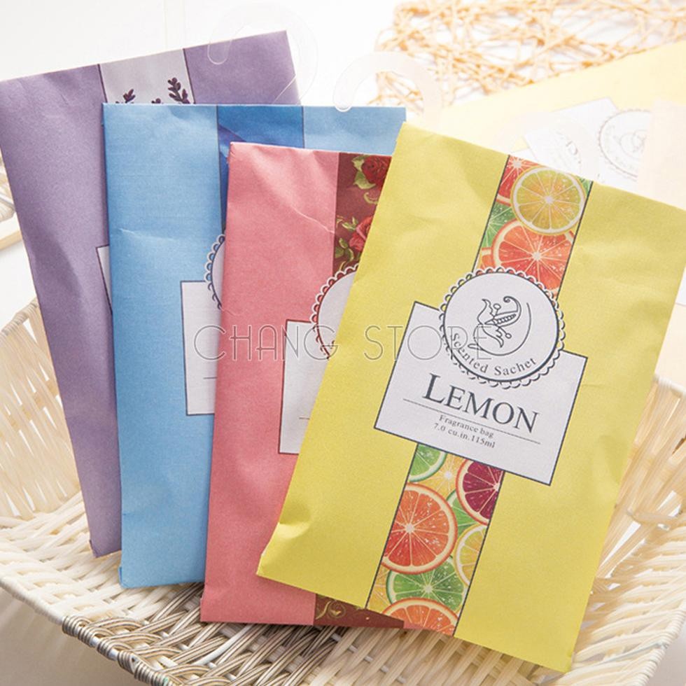Túi Thơm Thảo Mộc Combo 5 Túi Tinh Dầu Tự Nhiên Treo Phòng Treo Tủ Quần Áo Ô Tô Mùi Thơm Nhẹ Nhàng