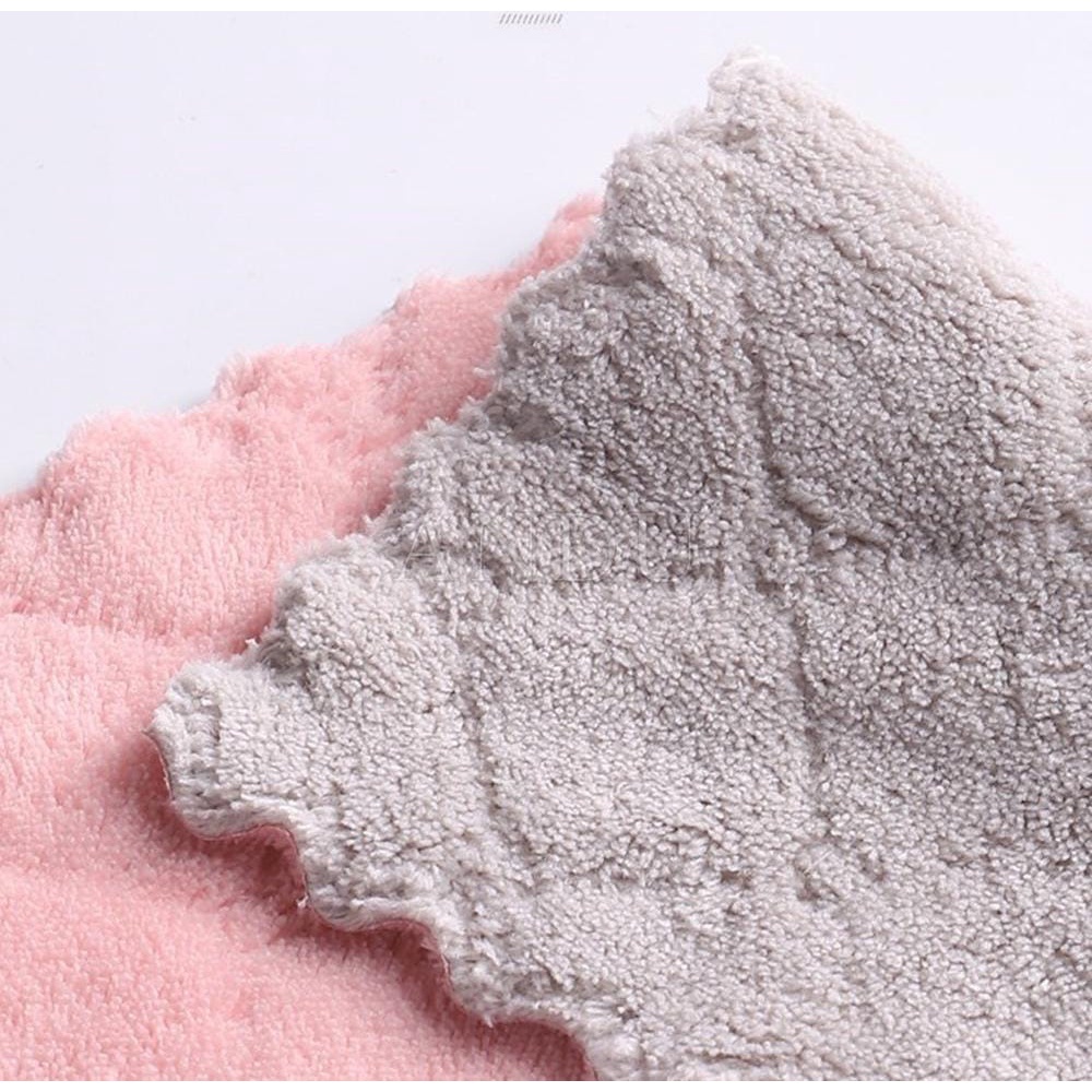 Khăn Lau Đa Năng Siêu Thấm Hút 2 Mặt Khăn Lau Nhà Bếp Siêu Mềm Mịn Cực Kì Tiện Lợi