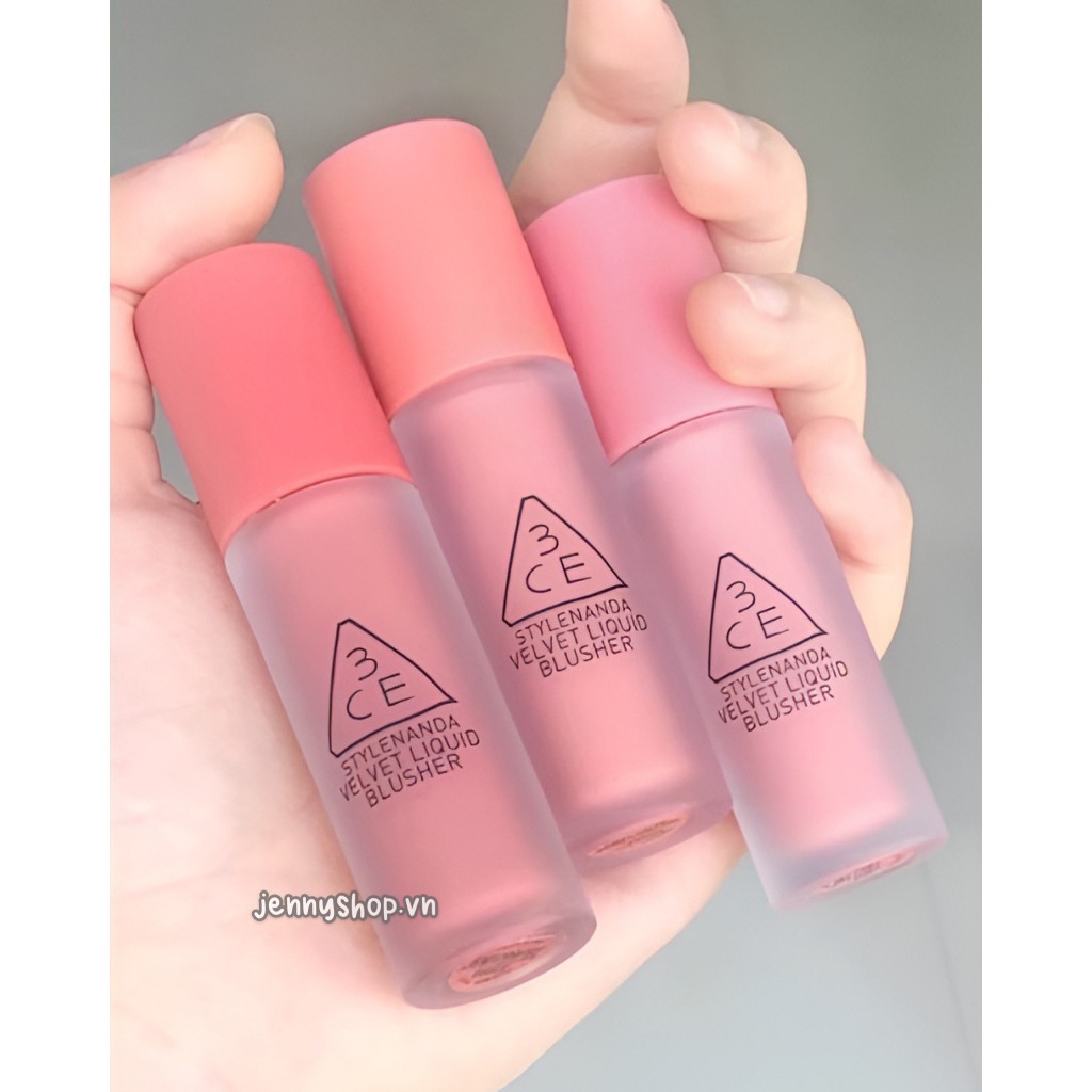 Má Hồng Dạng Kem 3CE Velvet/Sheer Liquid Blusher