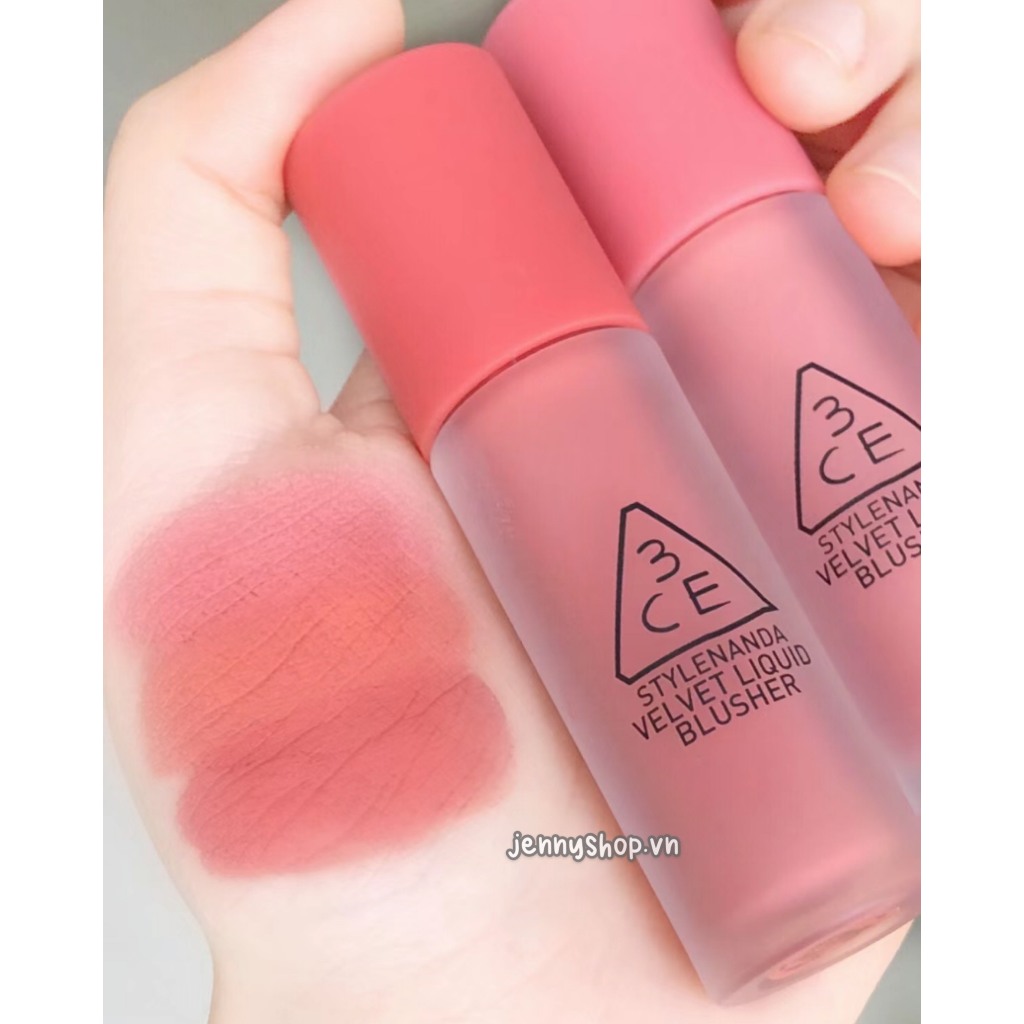 Má Hồng Dạng Kem 3CE Velvet/Sheer Liquid Blusher