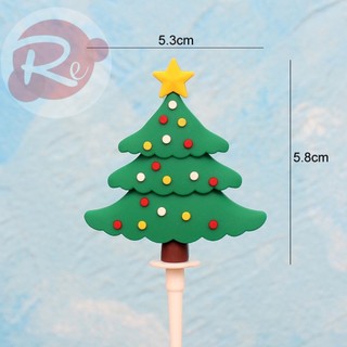 [SIÊU RẺ❤️] – Que cắm Silicon - Cây thông - Trang trí bánh sinh nhật bánh kem
