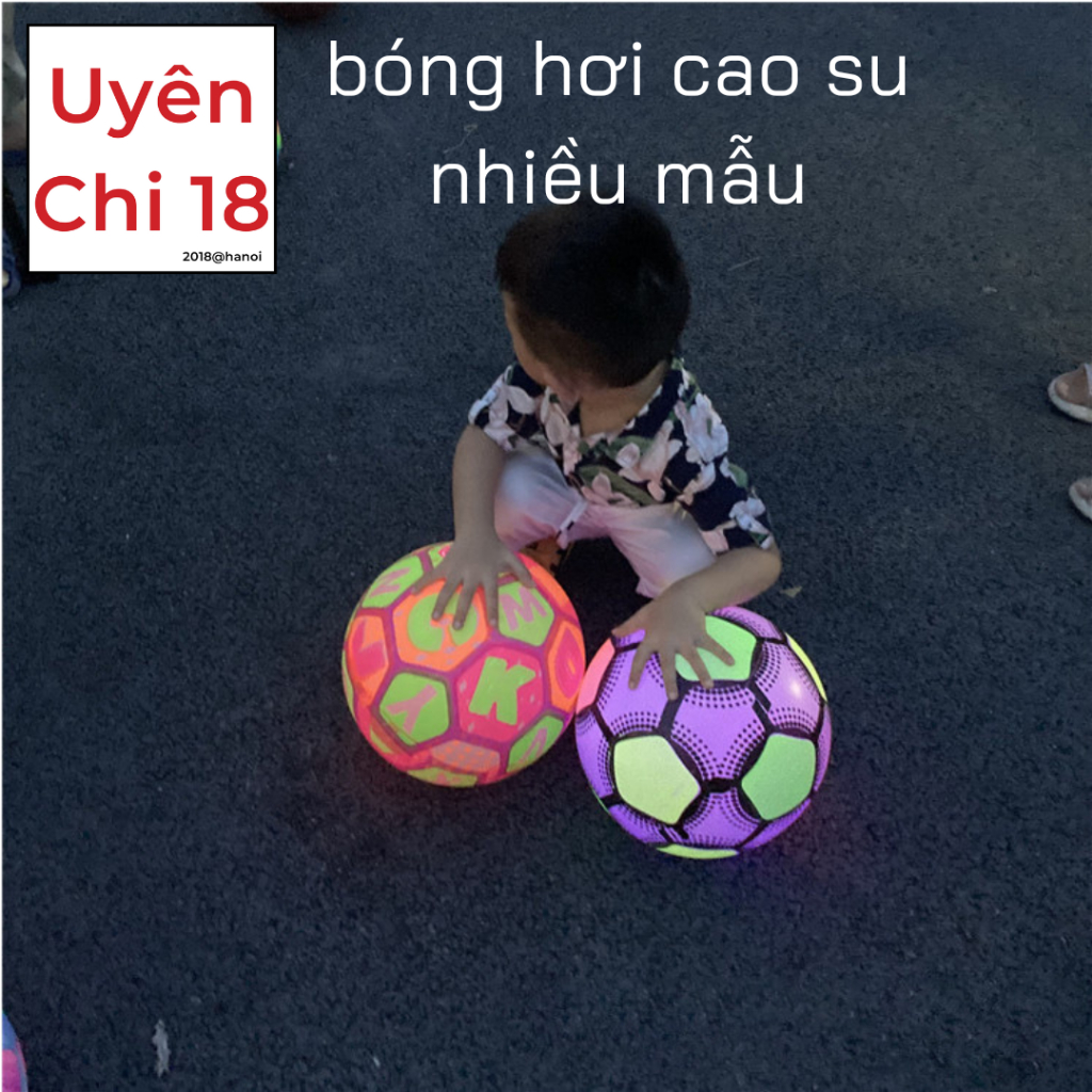 Bóng hơi cao su mềm cho bé ham vận động, giao màu ngẫu nhiên BÓNG HƠI