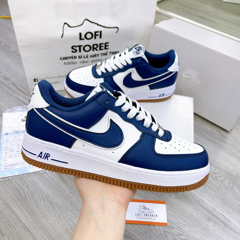 Giày thể thao A,F,1 Navy Mới 2023, giầy sneaker nam nữ hàng loại 1 dày dặn đẹp full box