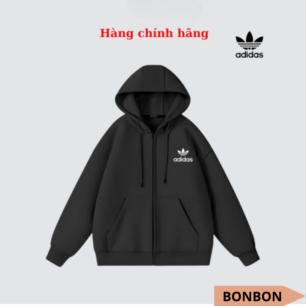 Áo hoodie zip nỉ chính hãng thích hợp cả  nữ và nam mũ 2 lớp cao cấp, Áo hoodie khóa kéo form rộng