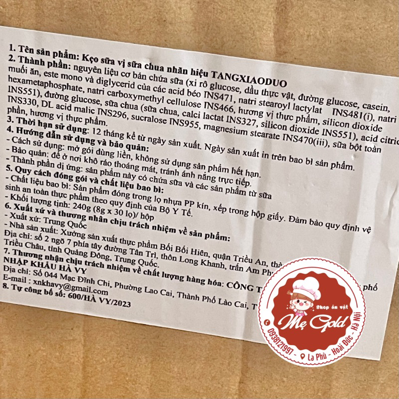 Kẹo sữa chua khô, kẹo viên nén sữa chua