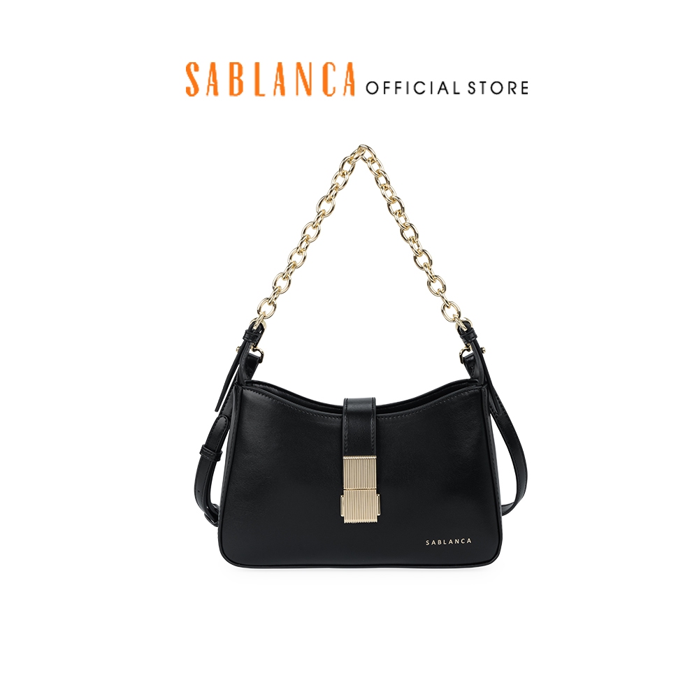 Túi handbag nữ phối khóa kim loại SABLANCA 5051HB0161