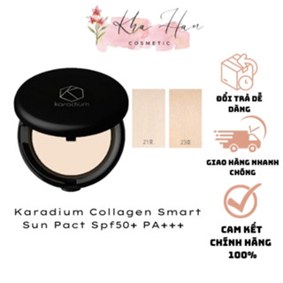 Phấn phủ  Karadium Collagen Smart Sun Pact Spf50+ PA+++ Siêu Mịn
