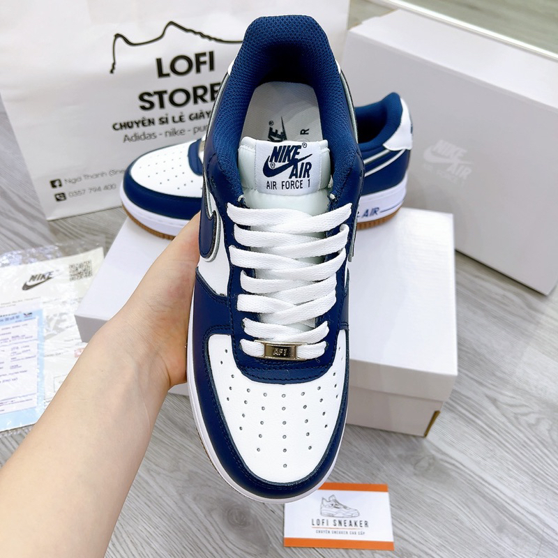Giày thể thao A,F,1 Navy Mới 2023, giầy sneaker nam nữ hàng loại 1 dày dặn đẹp full box