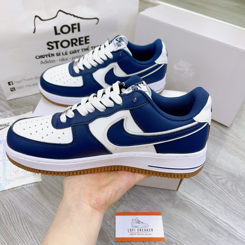 Giày thể thao A,F,1 Navy Mới 2023, giầy sneaker nam nữ hàng loại 1 dày dặn đẹp full box