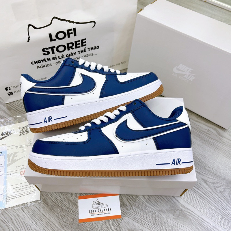 Giày thể thao A,F,1 Navy Mới 2023, giầy sneaker nam nữ hàng loại 1 dày dặn đẹp full box